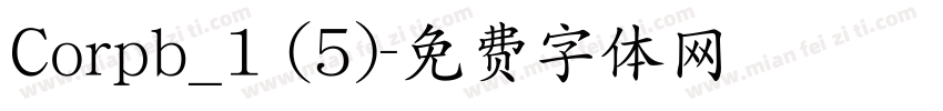 Corpb_1 (5)字体转换